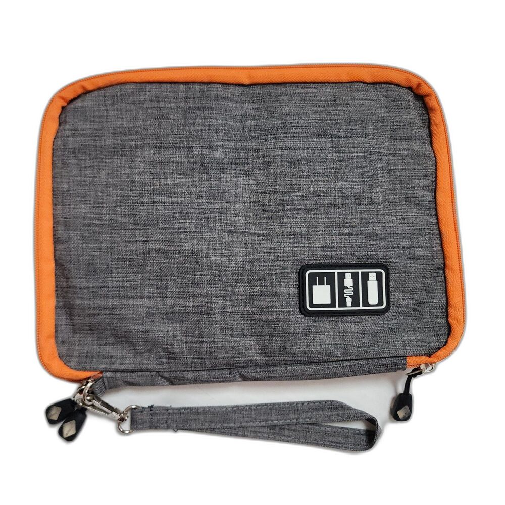 Double Layer Waterproof Storage Organizer Tech Gadget Bag Travel NWT